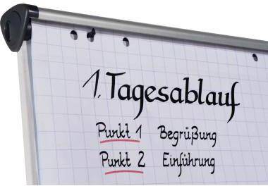 LEGAMASTER Flipchart Papierblock raster 5St - Weiß - Papier - 980 mm - 650 mm - 0,12 mm - 4,5 kg