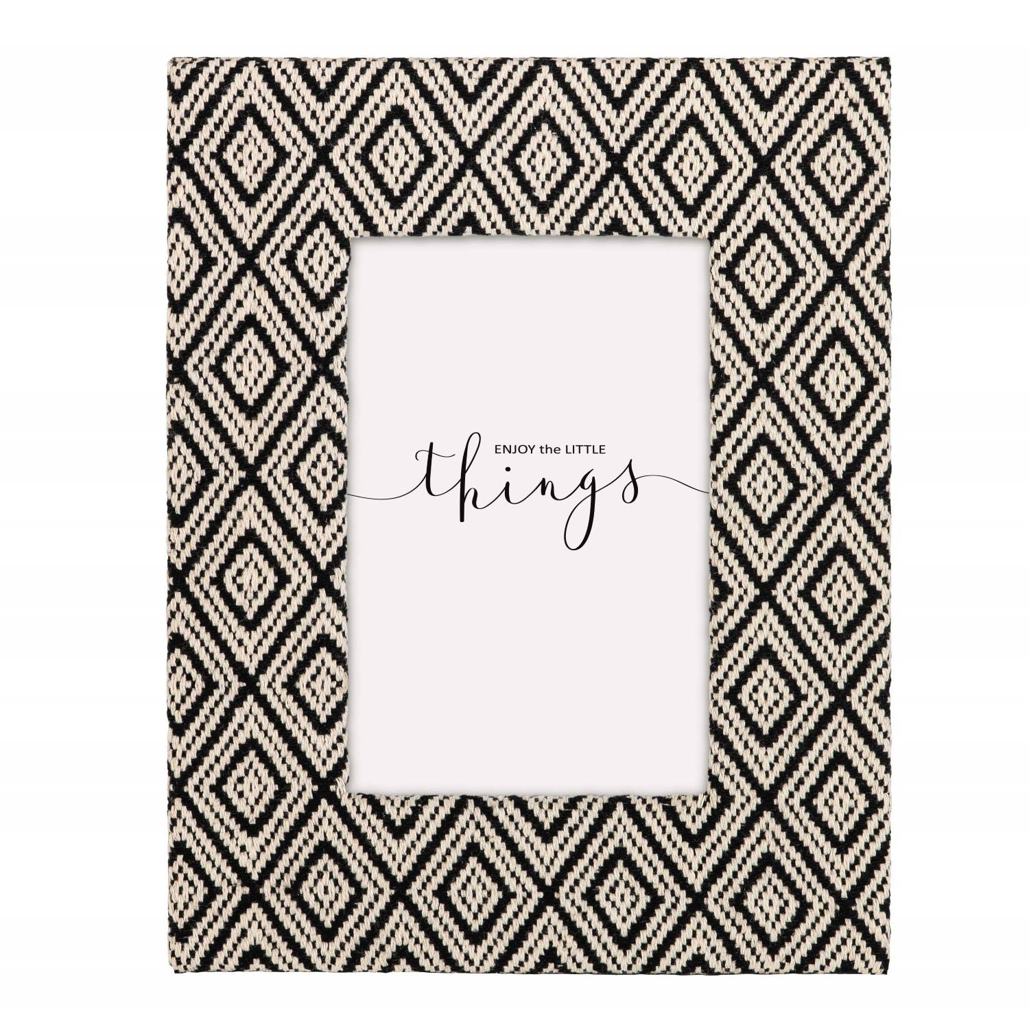 Porträtrahmen Moscari Schwarz/Weiß 10x15cm