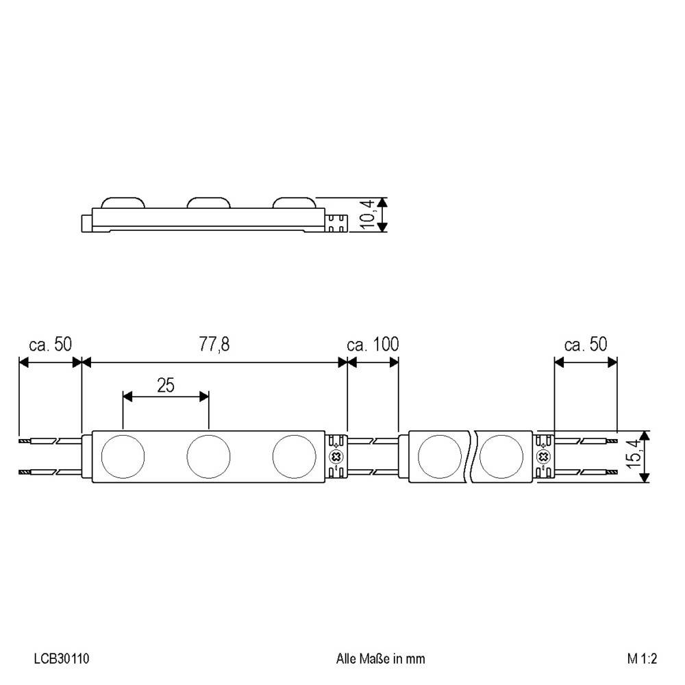 EVN Lichttechnik LED-Modul 10er-Kette LCB30110