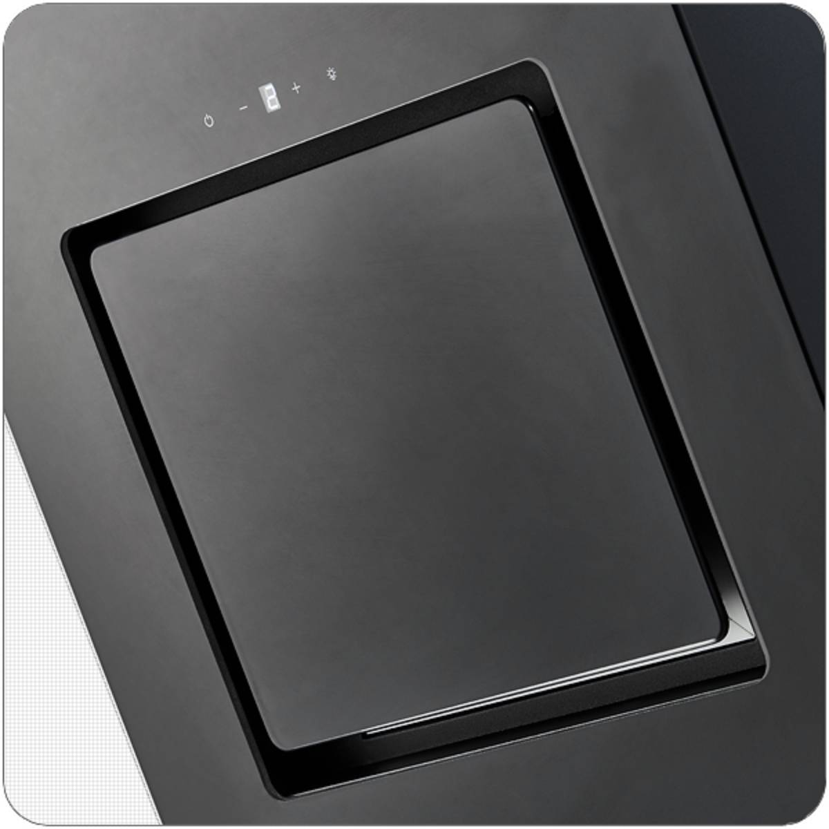 PKM Kopffreihaube S26-50 BBTY - 50cm, schwarz, Glas, LED, Dunstabzugshaube