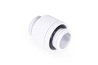 Alphacool Eiszapfen Doppelnippel drehbar G1/4 AG auf G1/4 AG - White, Schlauchanschluss, Messing, Weiß, 1/4 Zoll, CE, FC