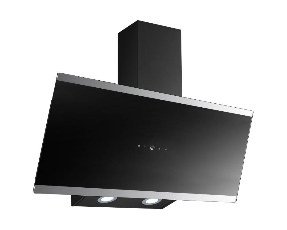 PKM Kopffreihaube S33-90A+BTH - 90cm, schwarz, Touch-Control, Dunstabzugshaube