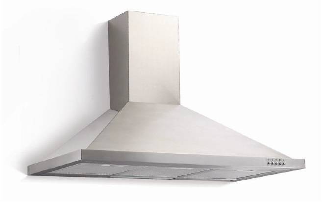 PKM Kaminhaube 9090-2H - 90cm, Edelstahl, Esse, Dunstabzugshaube