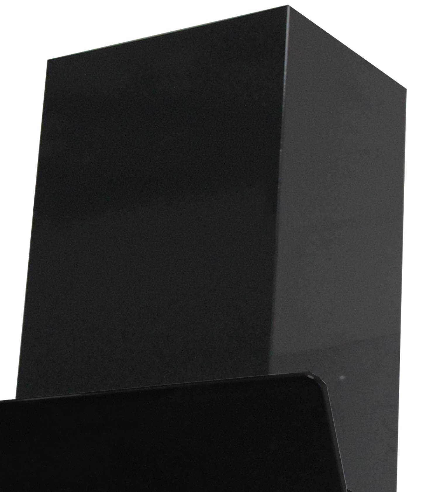 PKM Kopffreihaube S7-90ABTH - 90 cm, schwarz, Randabsaugung, Dunstabzugshaube