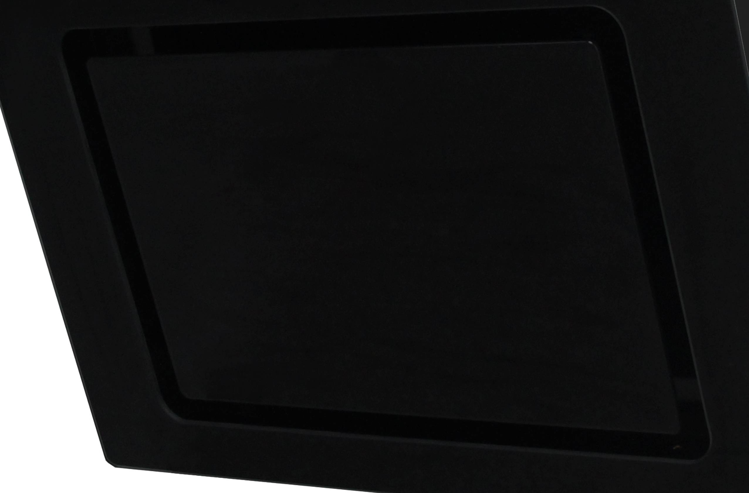 PKM Kopffreihaube S7-90ABTH - 90 cm, schwarz, Randabsaugung, Dunstabzugshaube