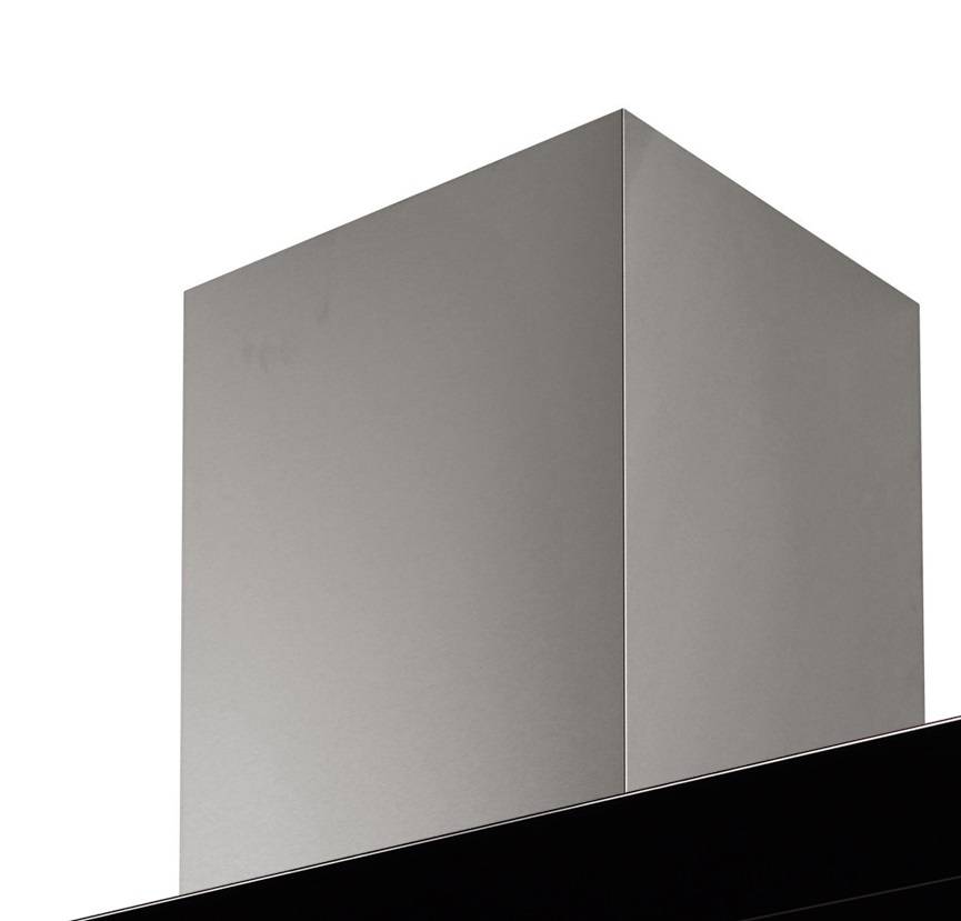 PKM Kopffreihaube S3-90 ABTZ - 90cm, schwarz, Glas, Edelstahl, Dunstabzugshaube