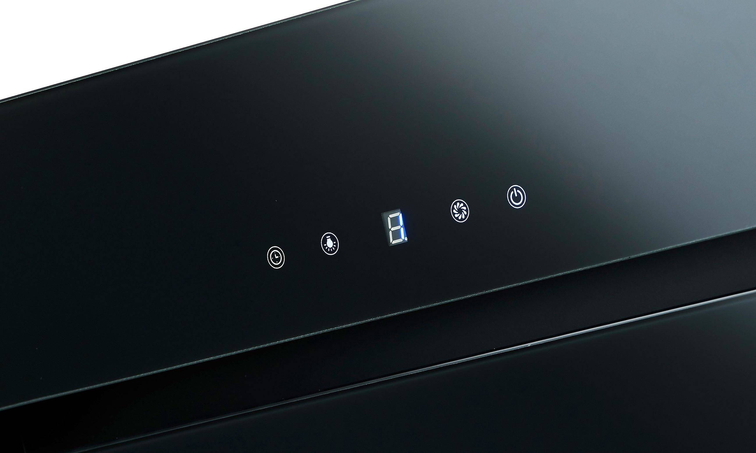 PKM Kopffreihaube S7-60ABTH - 60cm, schwarz, Touch Control, Dunstabzugshaube