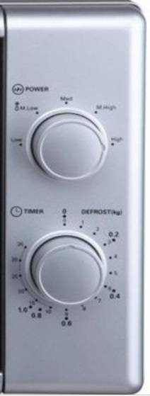 PKM Mikrowelle MW700-20 UB2 - silber, 700 Watt, Unterbau / Freistehend, 20 Liter