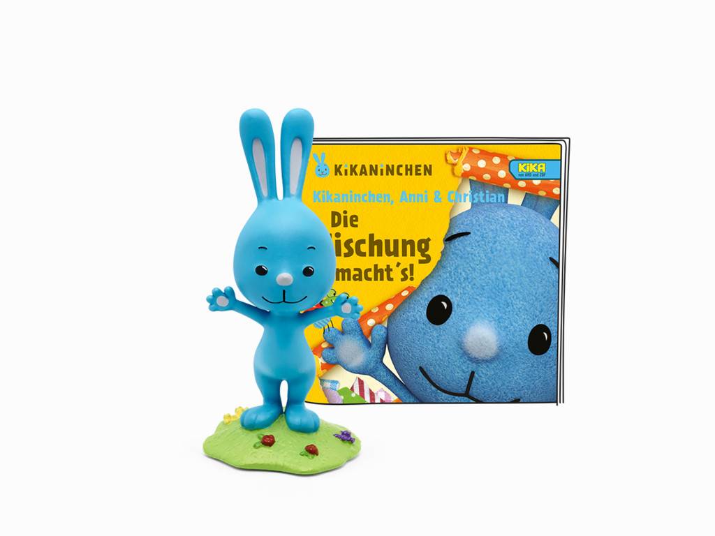 tonies Kikaninchen Die Mischung macht’s!, Spielzeug-Spieldosenfigur, 3 Jahr(e), Blau, Grün, Weiß