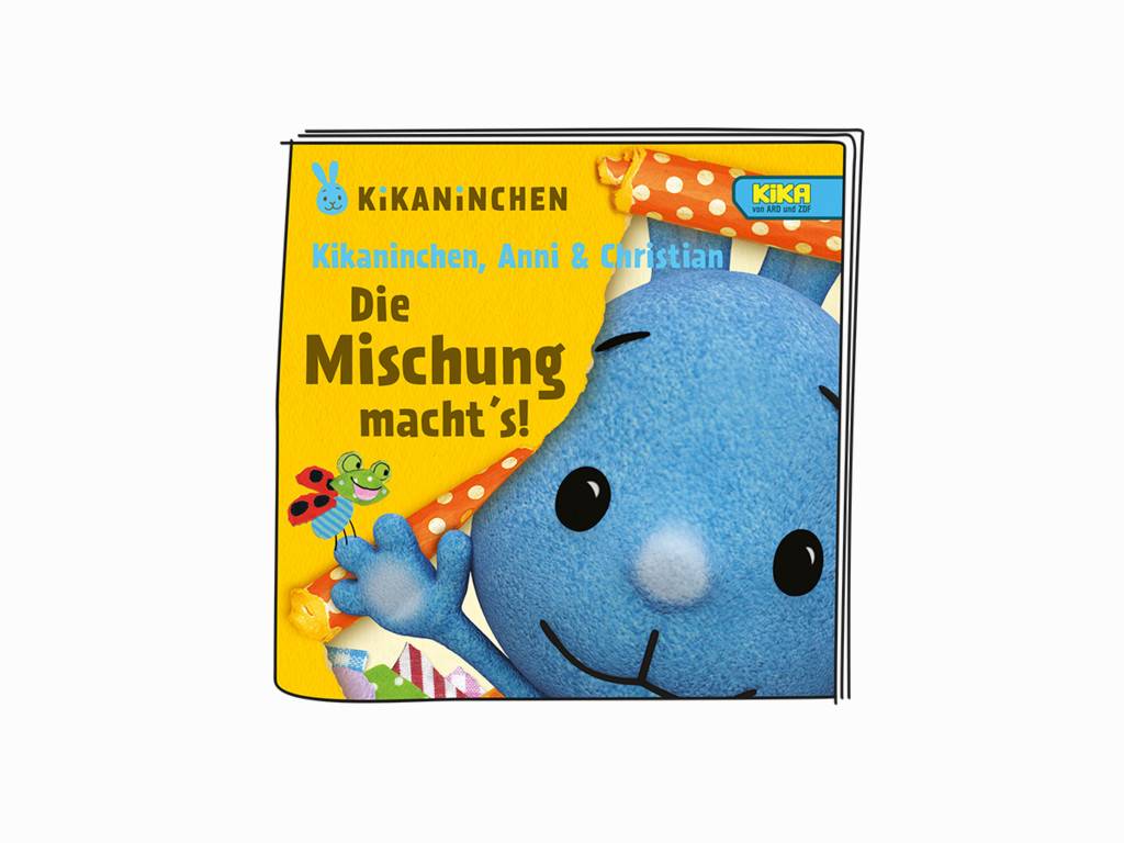 tonies Kikaninchen Die Mischung macht’s!, Spielzeug-Spieldosenfigur, 3 Jahr(e), Blau, Grün, Weiß