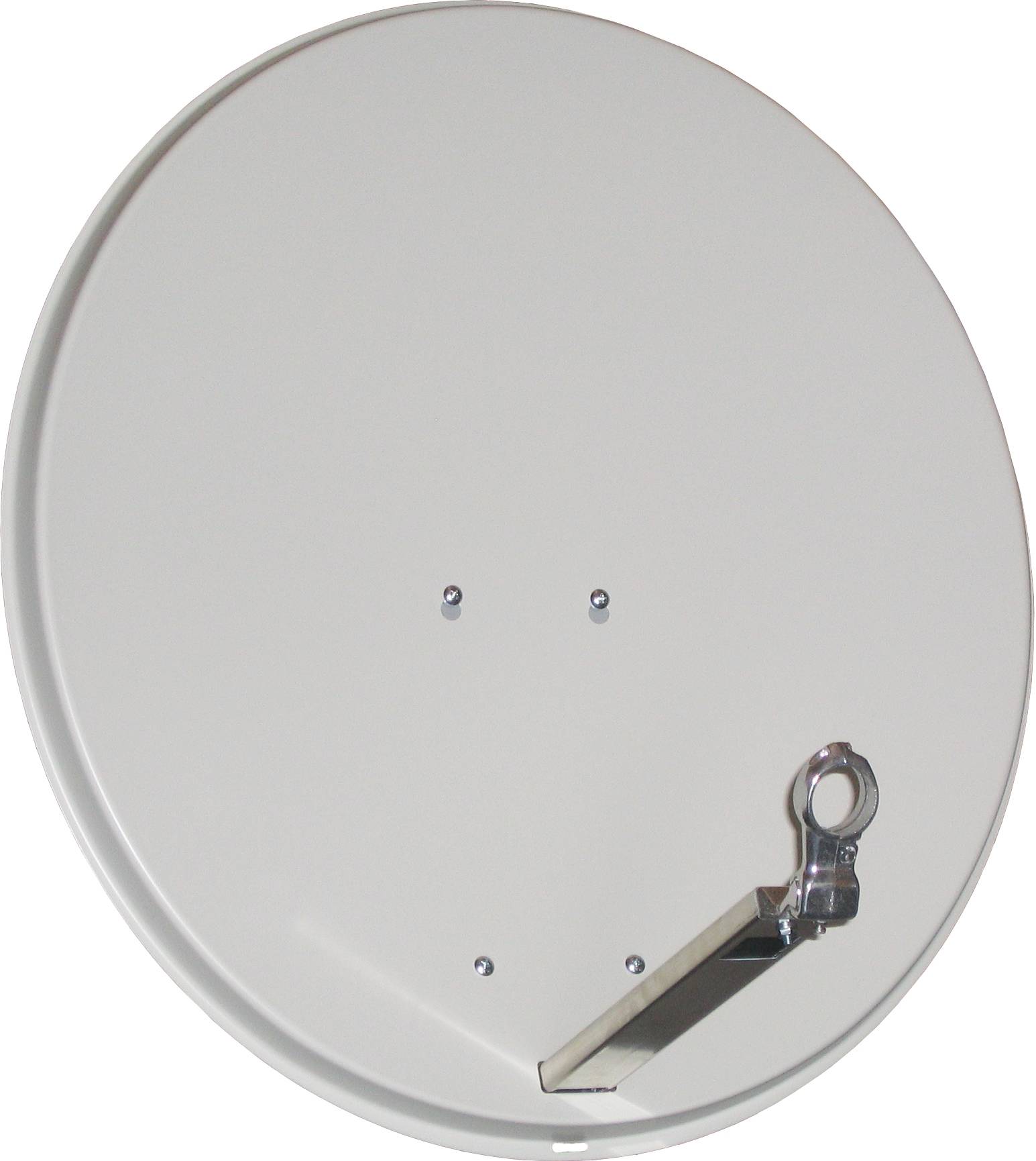 sky vision Alu Satellitenspiegel, 75 cm, 40 mm Feedaufnahme, RAL 7035 hellgrau