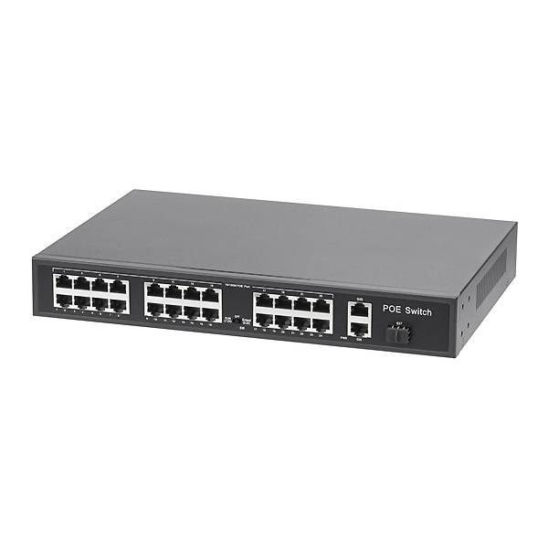 Indexa Netzwerk Switch NWS241 PoE 27 Ports (24+3)