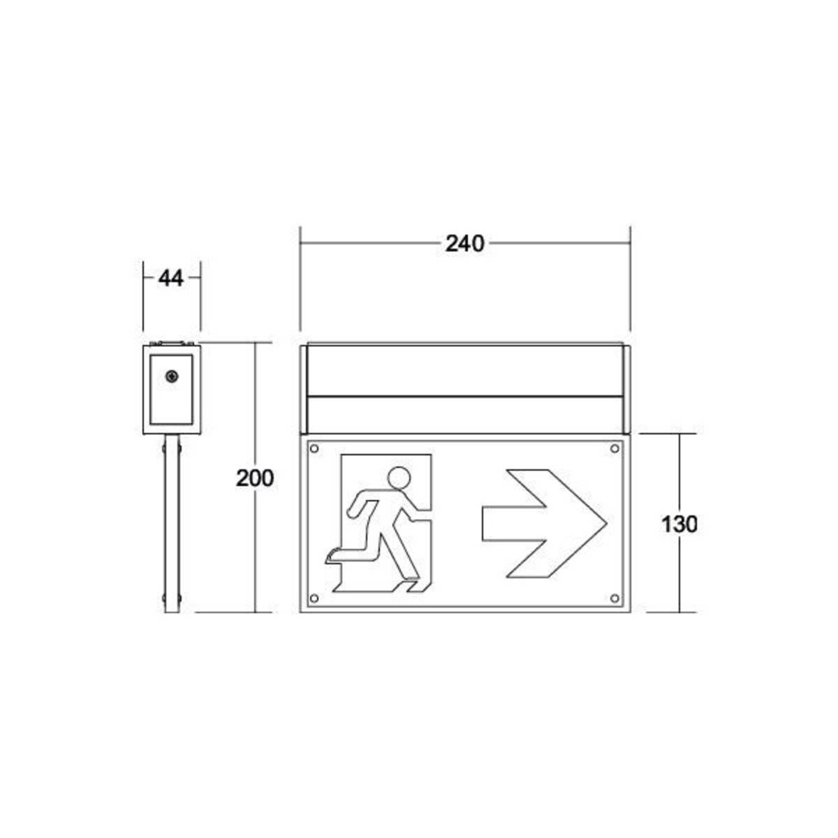 Brumberg Leuchten LED-Rettungszeichenleuchte 79230264
