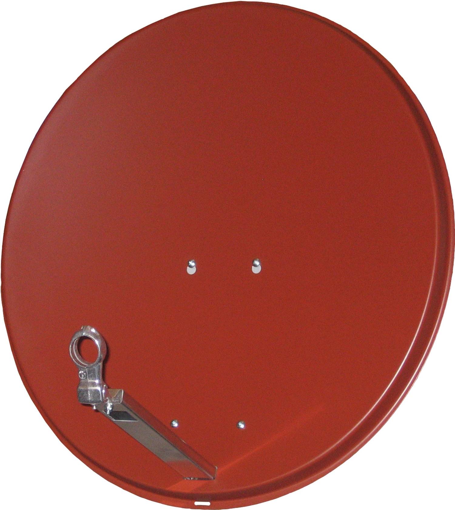 sky vision Alu Satellitenspiegel 75 cm, 40 mm Feedaufnahme, RAL 8012 dunkelrot