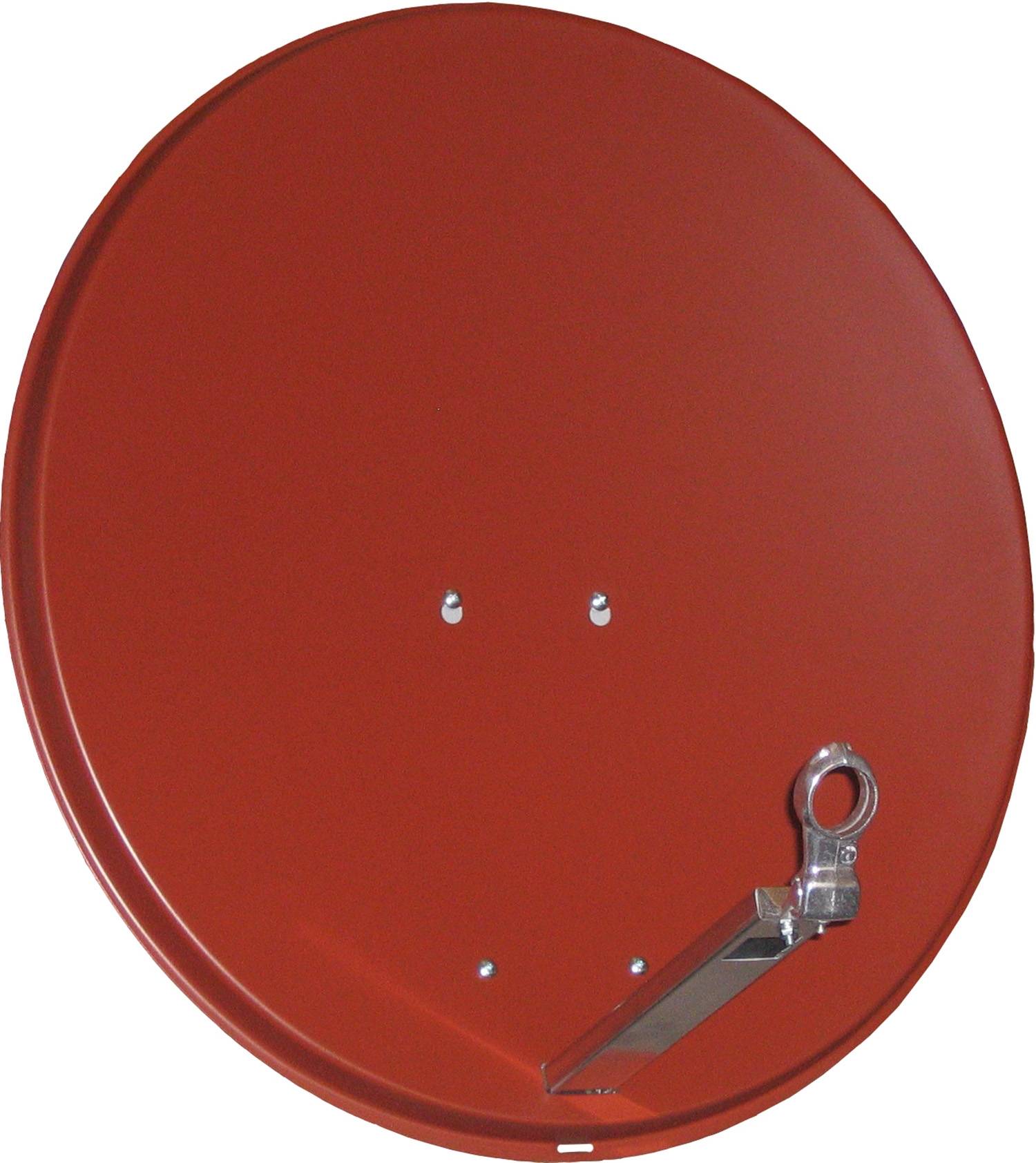 sky vision Alu Satellitenspiegel 75 cm, 40 mm Feedaufnahme, RAL 8012 dunkelrot
