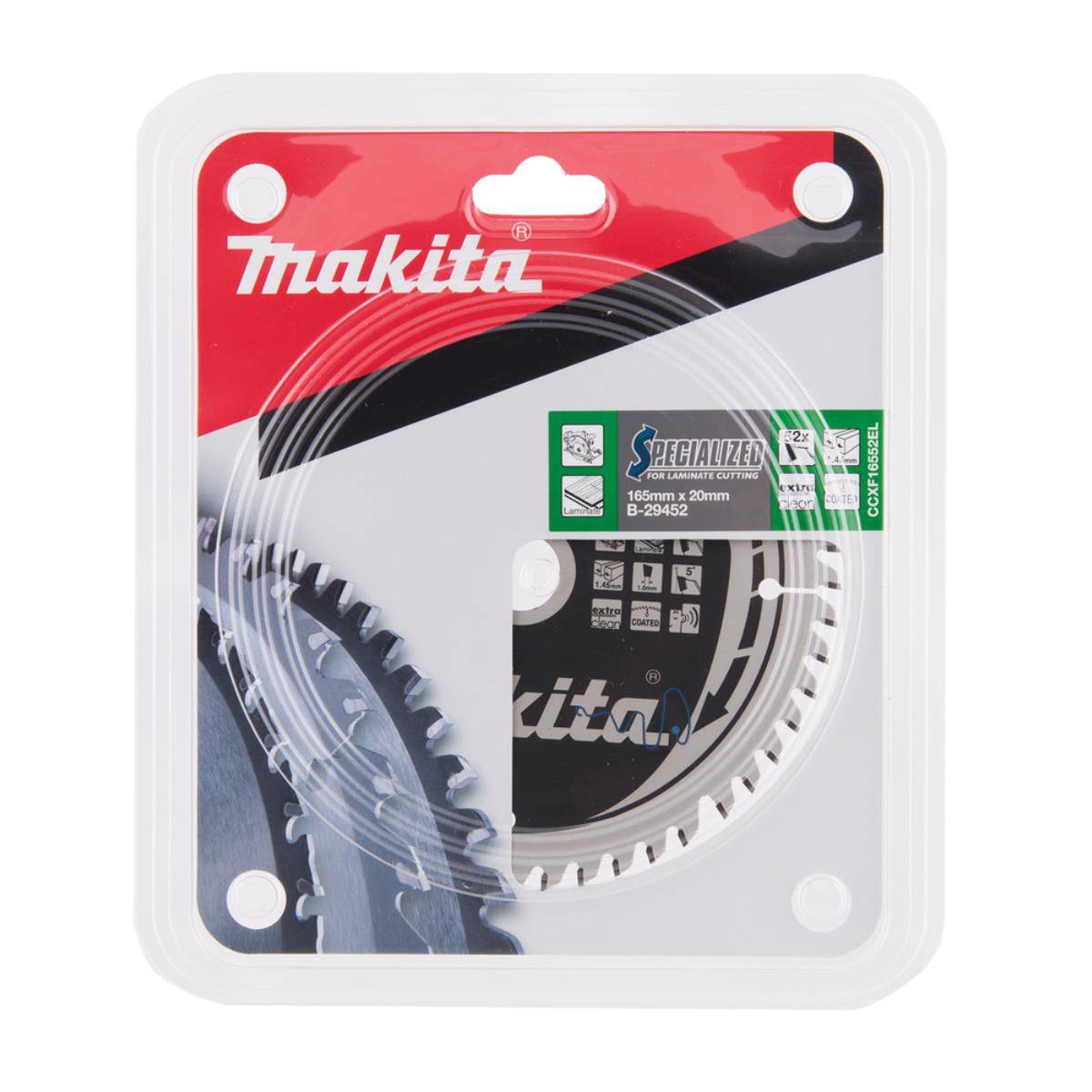 Makita Kreissägeblatt, 165 x 20 mm, 52 Zähne 165 x 20 mm • 52 Zähne