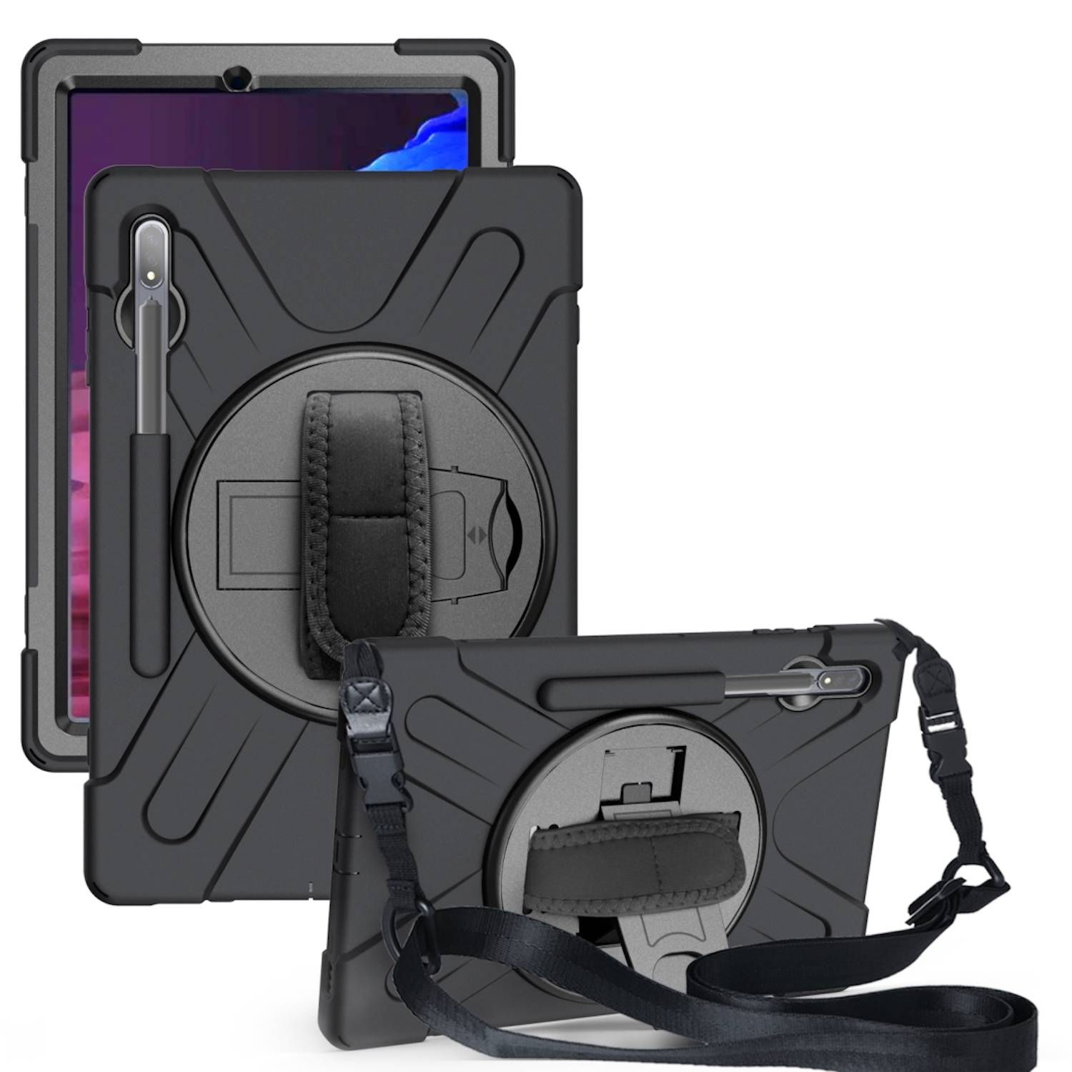 Für Samsung Galaxy Tab S10 Plus / S9 Plus FE Plus / S8+ Outdoor Hülle
