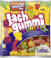 AUGUST STORCK - STORCK Nimm2 Lachgummi FunFari 225g, Weiche Süßigkeiten, 225 g, Fruits, Mehrfarbig, 1413 kJ, 332 kcal