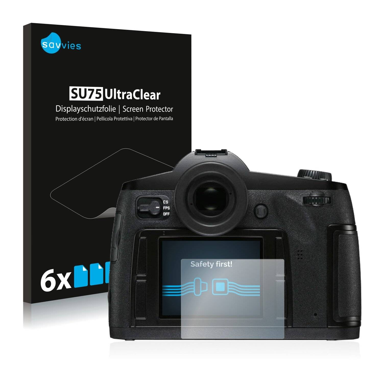 6x Savvies SU75 Displayschutzfolie für Leica