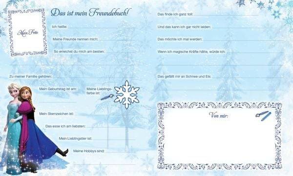 Disney Die Eiskönigin: Völlig unverfroren Freundebuch