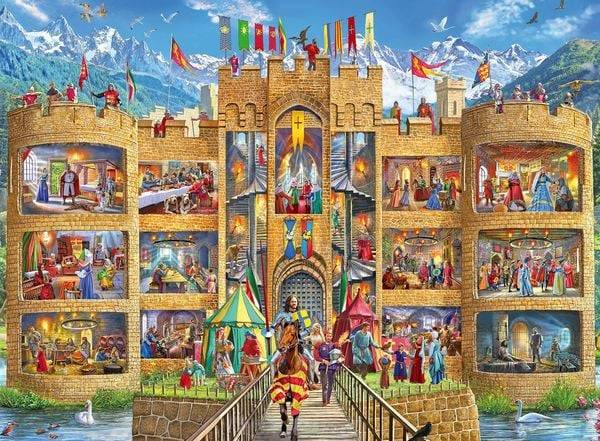 Puzzle Ravensburger Blick in die Ritterburg XXL 150 Teile