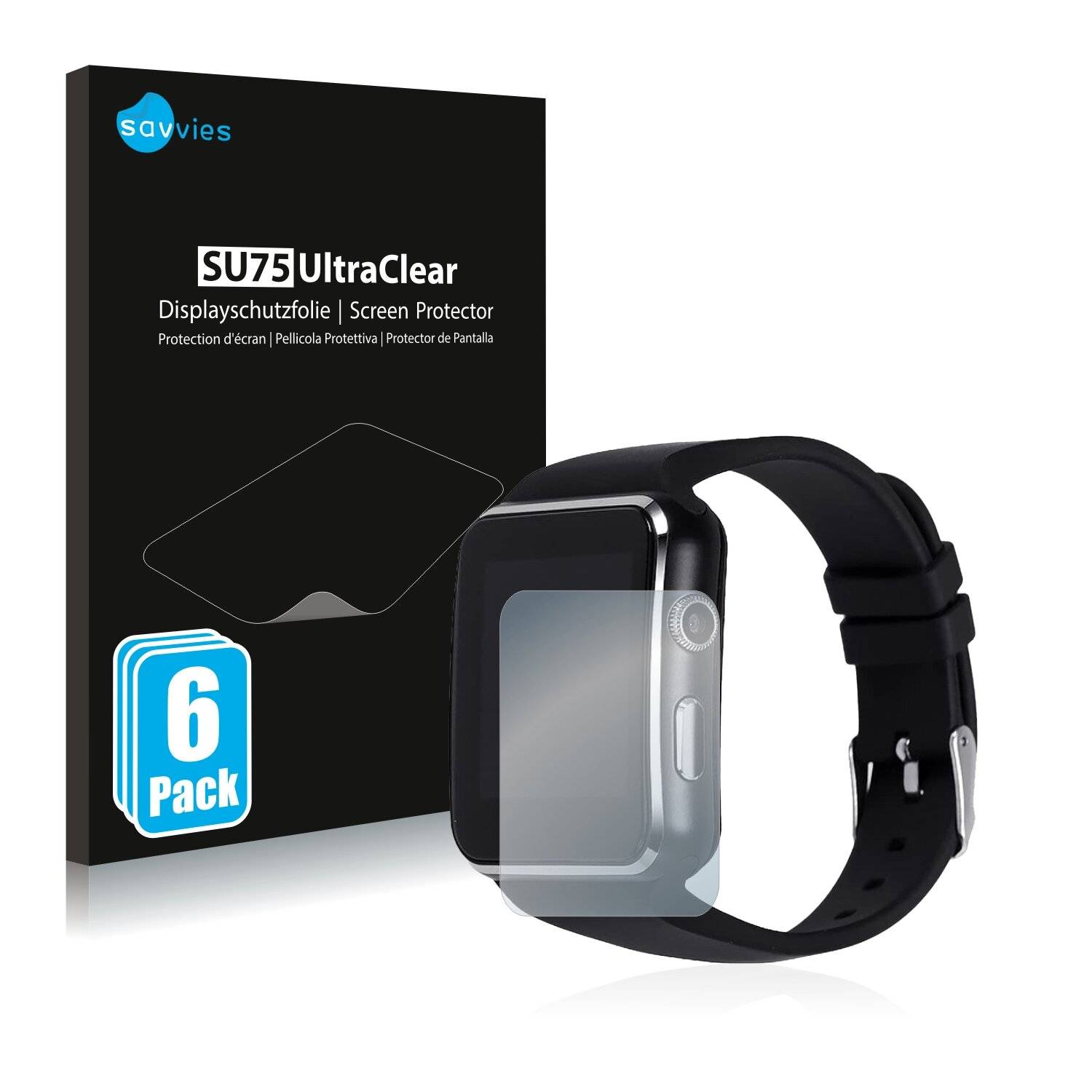 6x Savvies SU75 Displayschutzfolie für Bakeey
