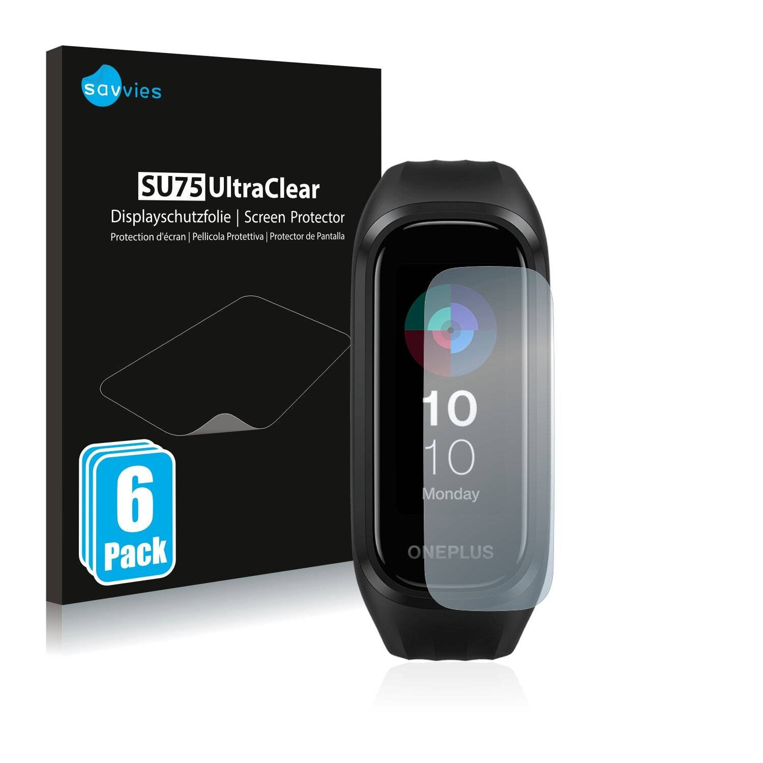 6x Savvies SU75 Displayschutzfolie für OnePlus