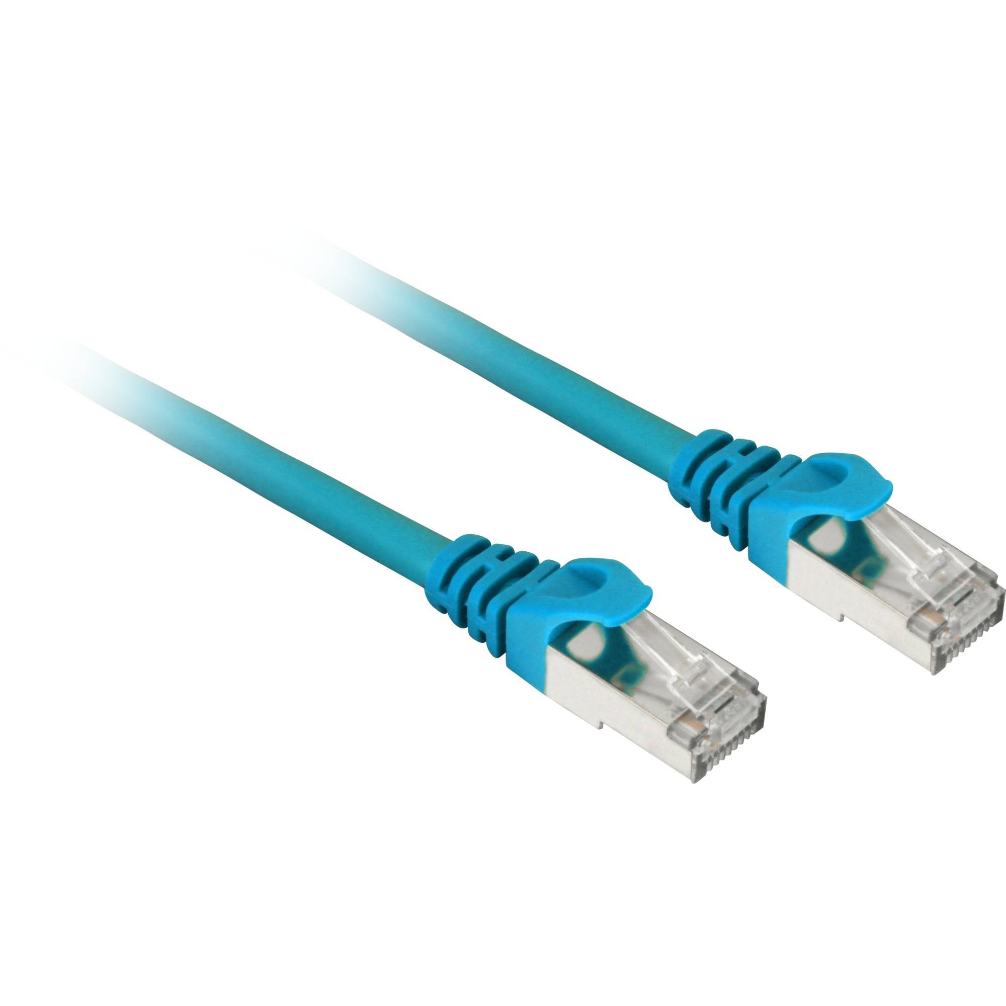 Sharkoon Patch. SFTP Cat7a Rohk bu 1.0m| LSOH - Switch - Kabel - Netzwerk - m -