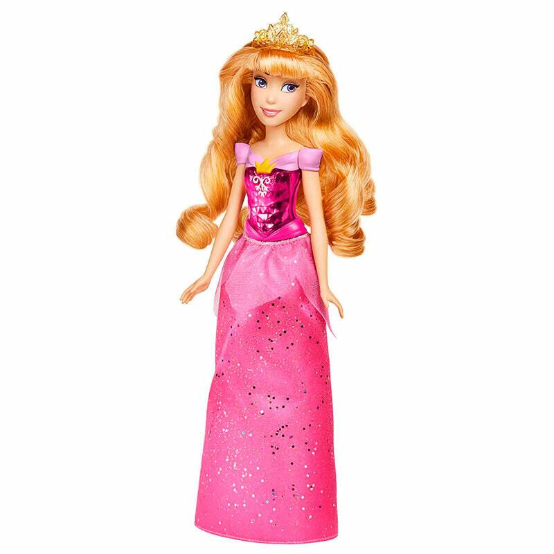 DISNEY PRINCESS ROYAL GLITTER AURORA PUPPE F0899 HASBRO