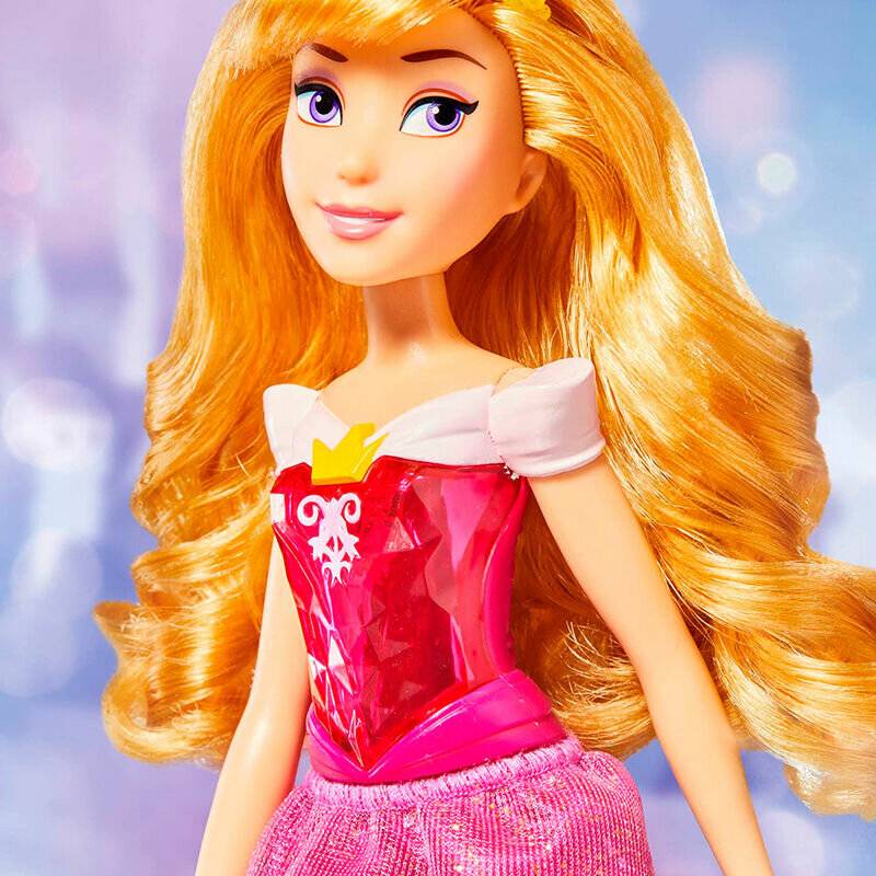 DISNEY PRINCESS ROYAL GLITTER AURORA PUPPE F0899 HASBRO