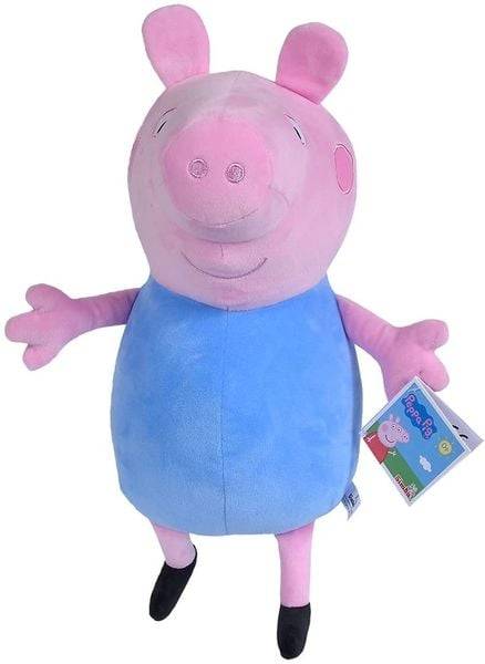 Simba 109261003 - Peppa Pig, Plüsch Schorsch, Tierfigur, 31cm