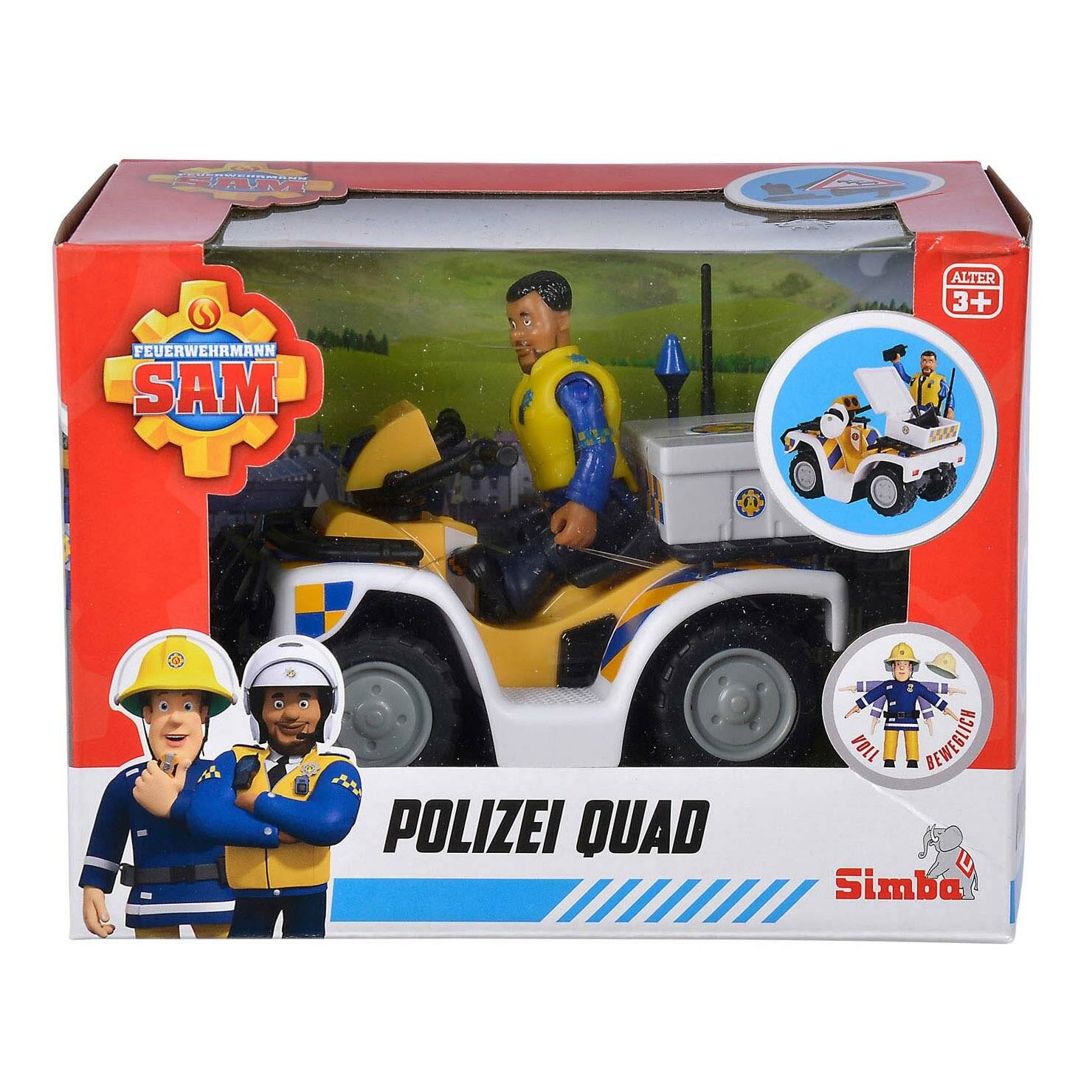 Sam Polizei Quad mit Figur