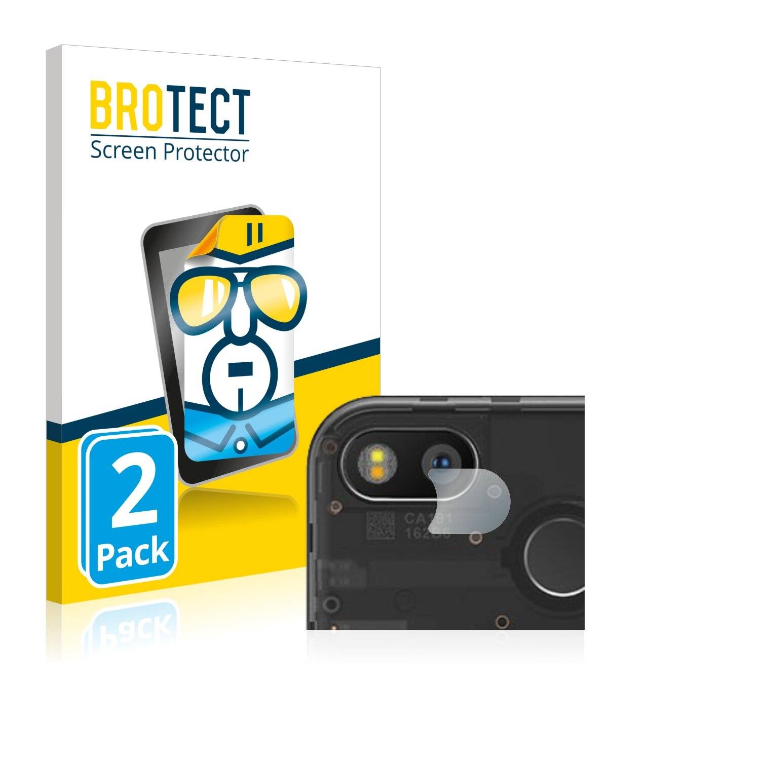 2x BROTECT HD-Clear Displayschutzfolie für Fairphone 3 (NUR