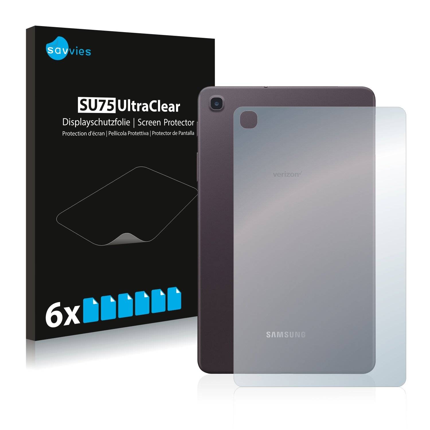 6x Savvies SU75 Displayschutzfolie für Samsung Galaxy Tab A 8.4 2020