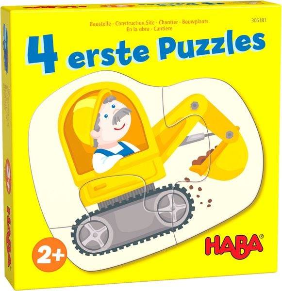HABA - 4 erste Puzzles - Baustelle