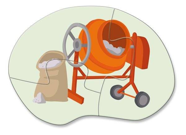 HABA - 4 erste Puzzles - Baustelle