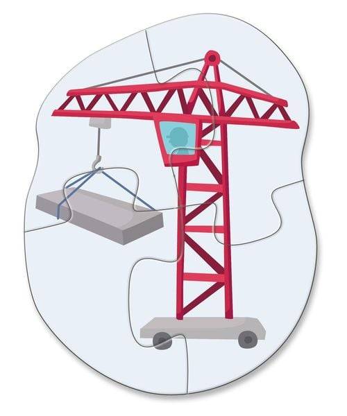 HABA - 4 erste Puzzles - Baustelle