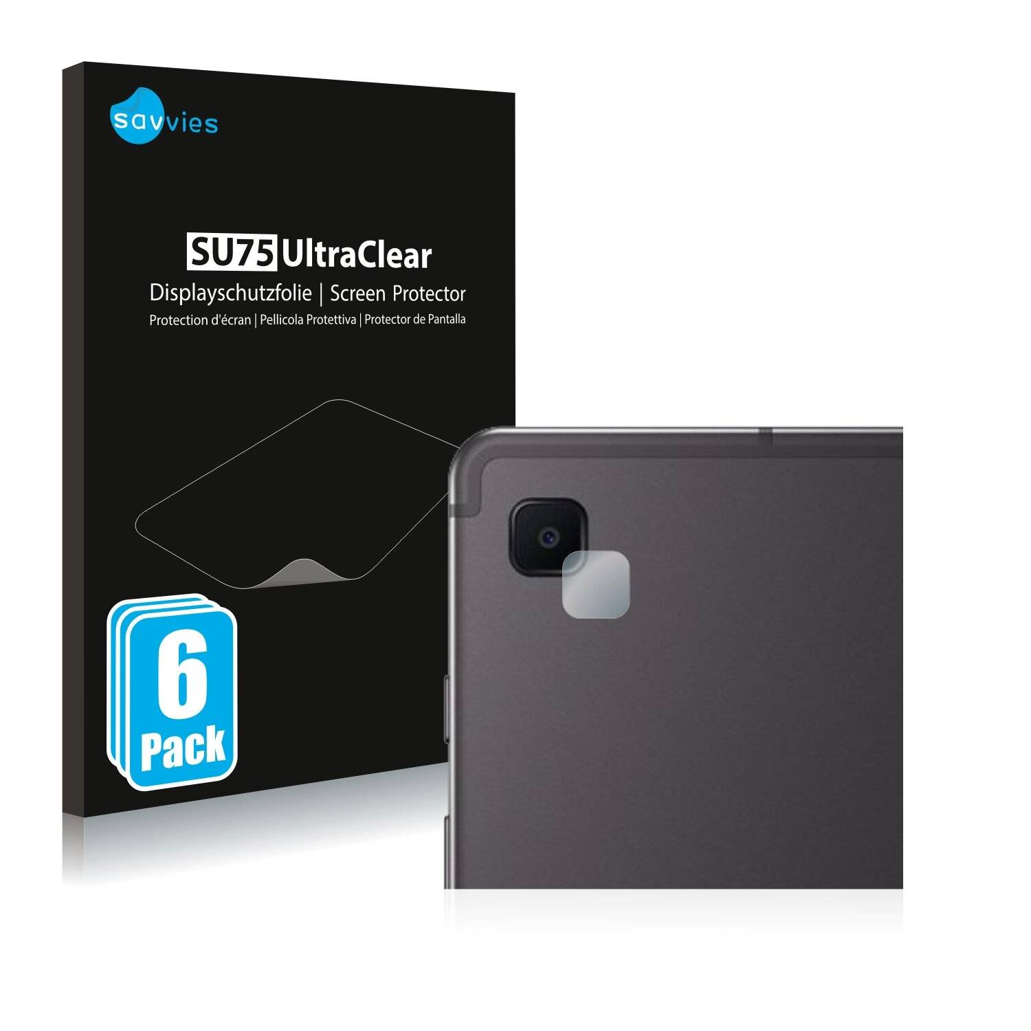 6x Savvies SU75 Displayschutzfolie für Samsung Galaxy Tab S6 Lite 2020 (NUR