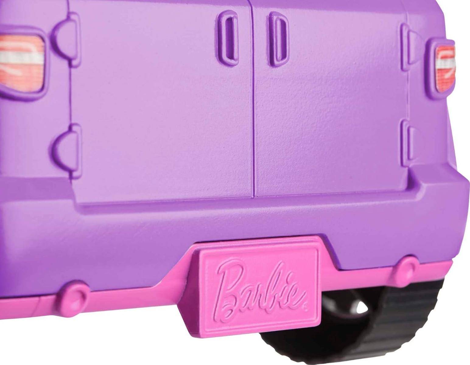 Barbie Jeep Convertible lila Jeep bewegliche Räder ohne Puppe GMT46 3+