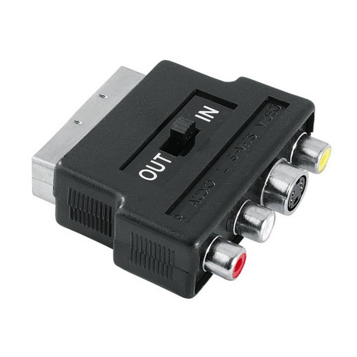 AV Scart-Adapter Scart-Stecker - Cinch/S-Video