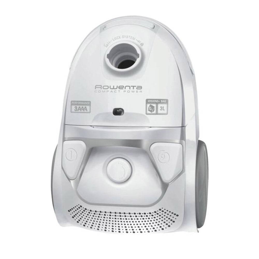 Rowenta RO3927EA Compact Power Staubsauger mit Beutel weiß