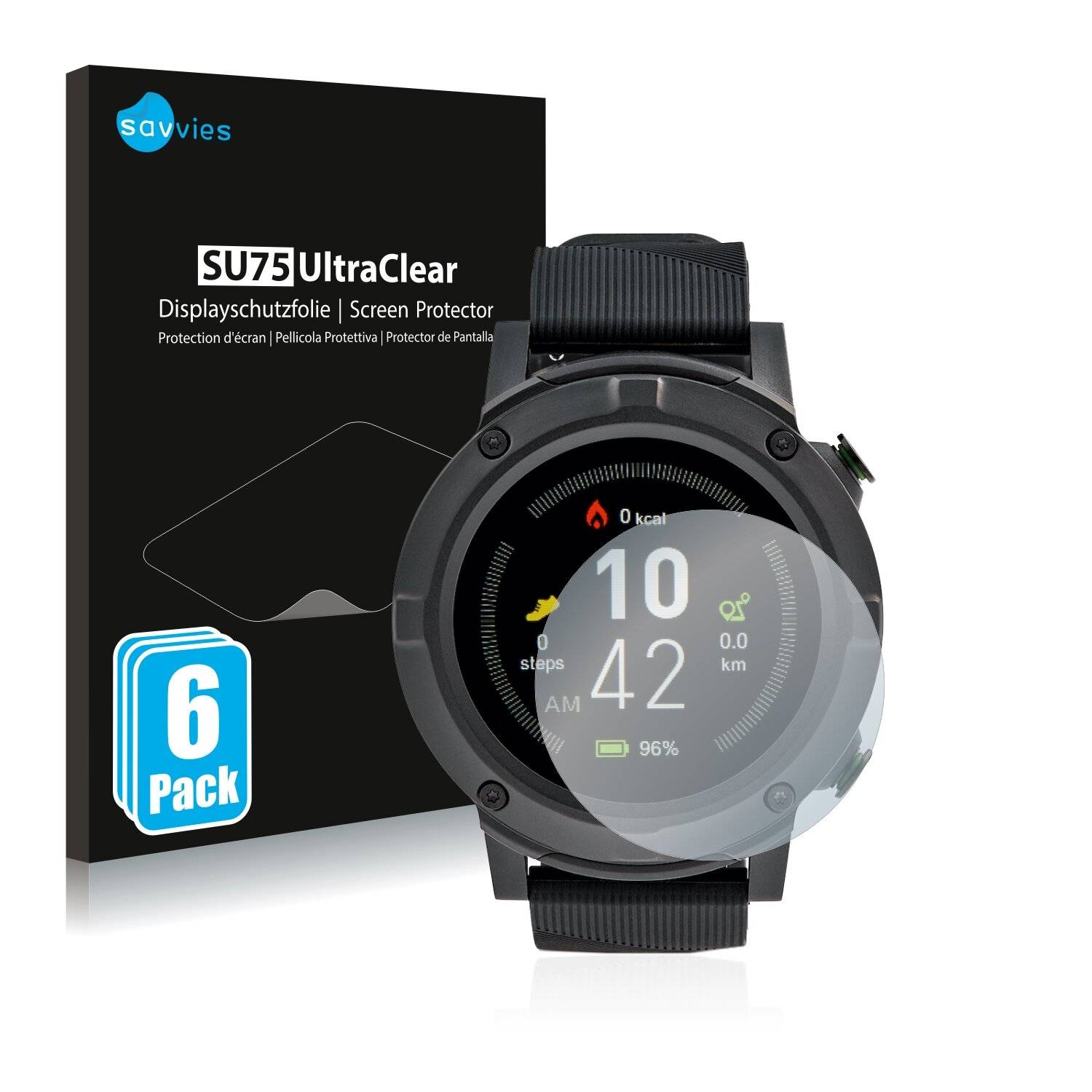 6x Savvies SU75 Displayschutzfolie für Medion Life