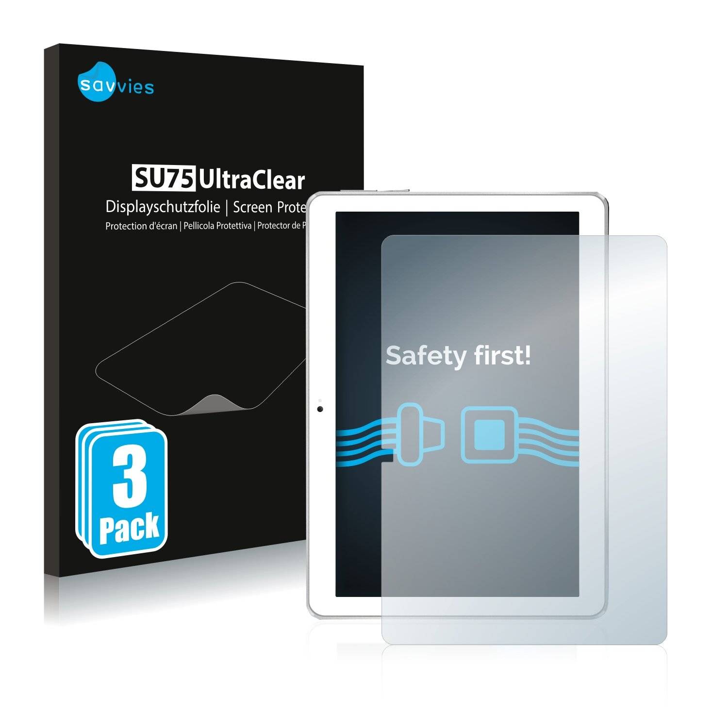 3x Savvies SU75 Displayschutzfolie für Toscido X108