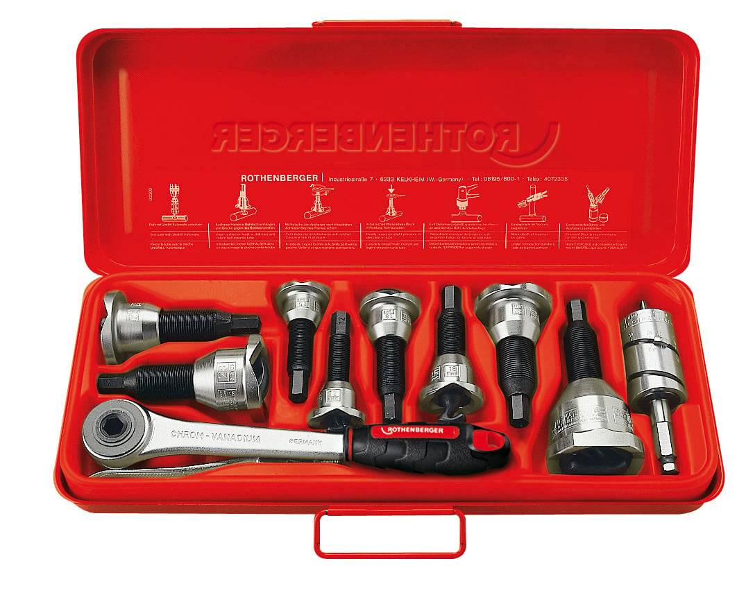ROTHENBERGER Aushalser Set, 1/2-5/8-3/4-7/8" - 22121