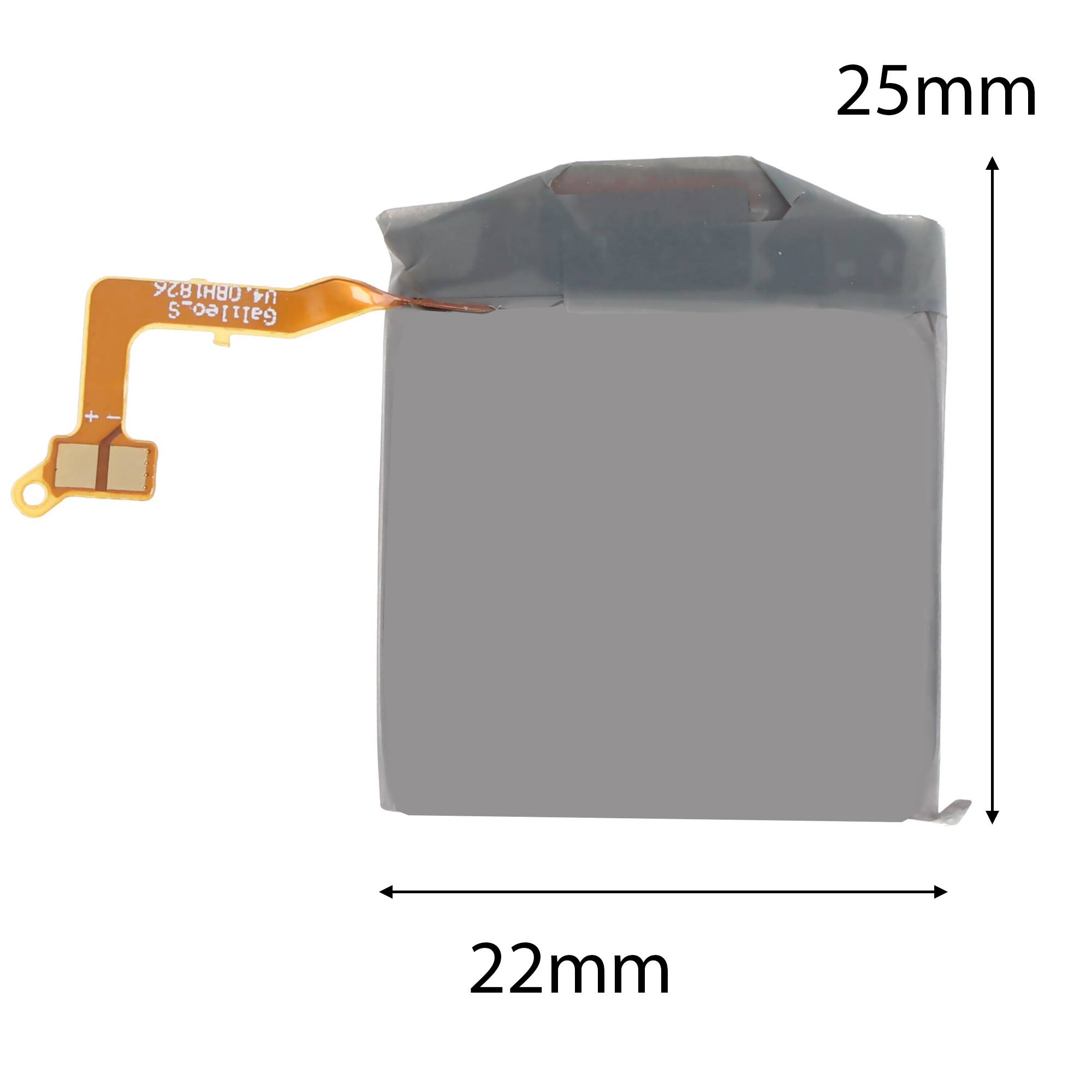 Akku passend für den Akkutyp EB-BR170ABU Samsung Galaxy Watch SM-R810, SM-R815 42mm 250mAh