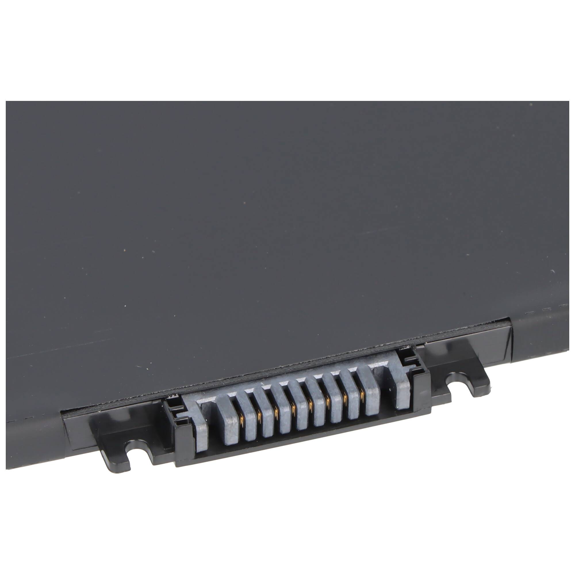 Akku passend für HP Pavilion X360 14-BA series, Li-Polymer, 11,55V, 3650mAh, 42Wh, schwarz