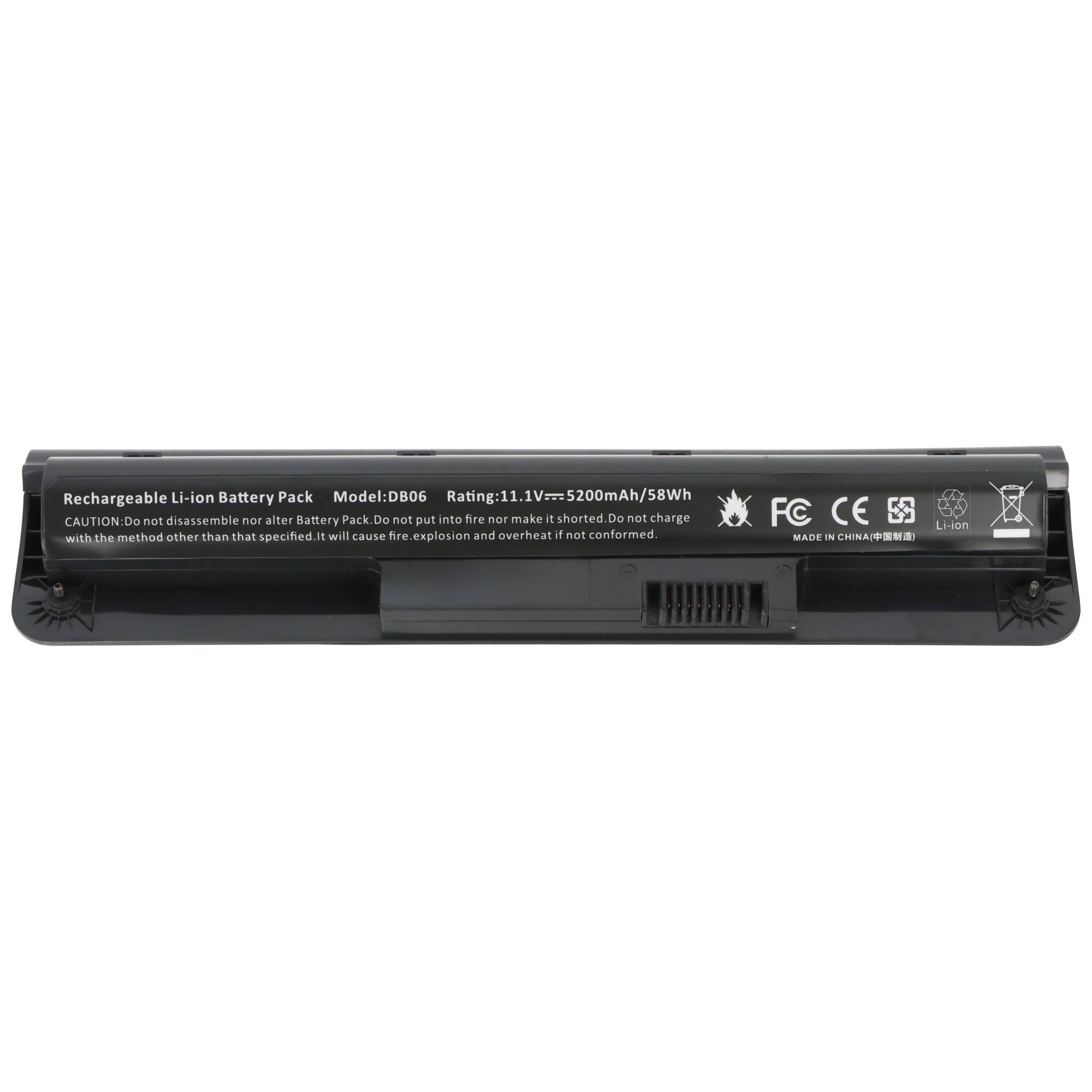 Akku passend für HP ProBook 11 G1, Li-ion, 11,1V, 5200mAh, 57,7Wh, schwarz