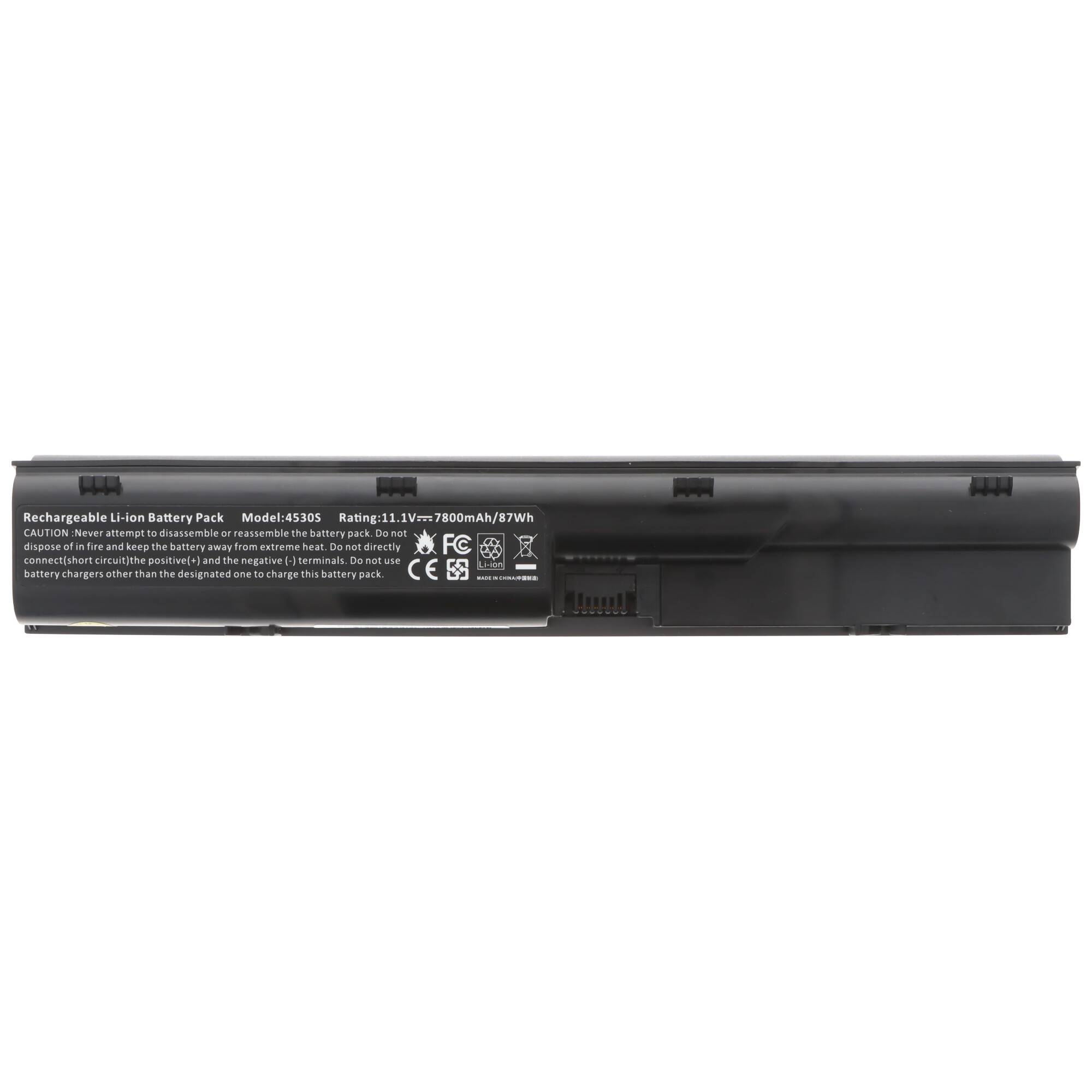 Akku passend für HP ProBook 4330s, 4530s, Li-ion, 11,1V, 7800mAh, 86,6Wh, schwarz