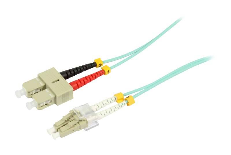 Synergy 21 LWL-2-Faser-Patchk. 10mtr.LC-SC 50/125um OM3 AD 2mm - Kabel - Netzwer