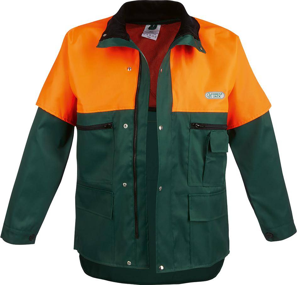 Forstjacke, Schnittschutz, Gr.62-64